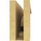 Ekena Millwork 5"W x 30"D x 10"H Thin Alma Rough Cedar Woodgrain TimberThane Corbel, Primed Tan CORUR05X30X10ALMRCPR - alternate 5